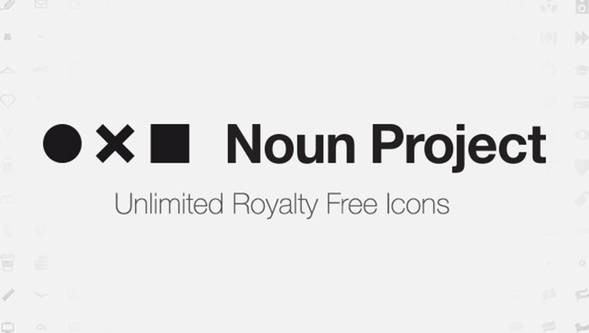The Noun Project, site internet d'iconographie pour le web design et le motion design