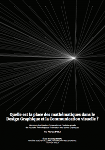 Mémoire // Quelle est la place des mathématiques dans le design graphique et la communication visuelle ?
